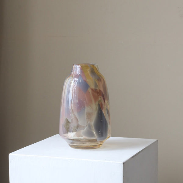 Mystic Glow Glass Vase