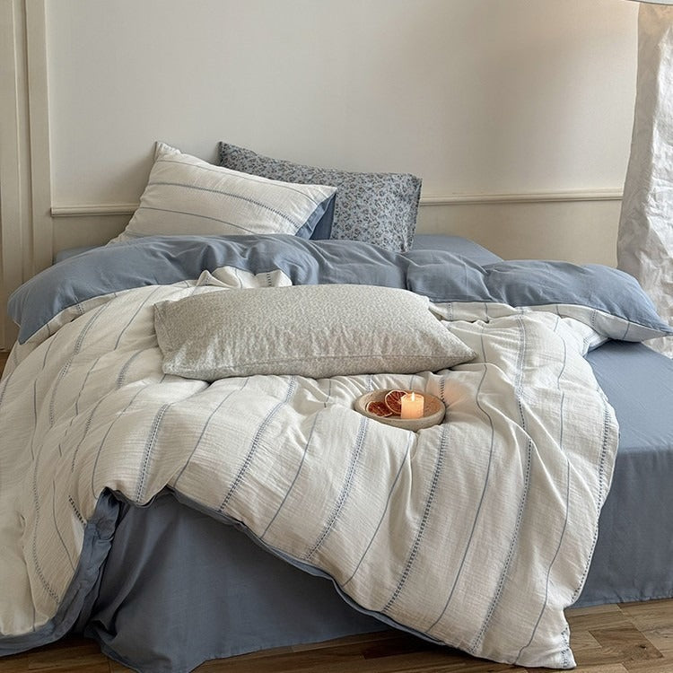 Beach Striped Bedding Set