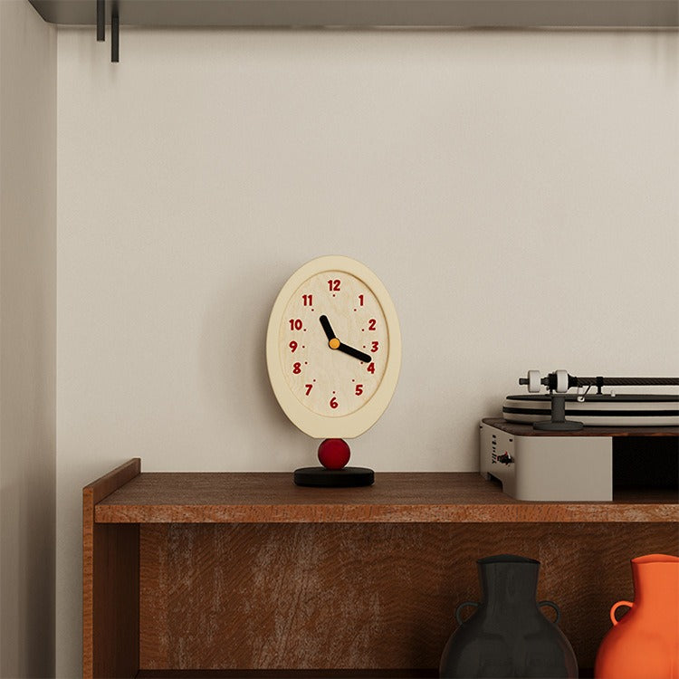 Mid Century Vibe Desk Clock