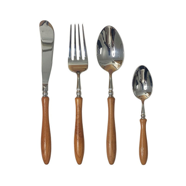 Retro Timber Cutlery