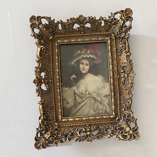 Old World Floral Filigree Frame