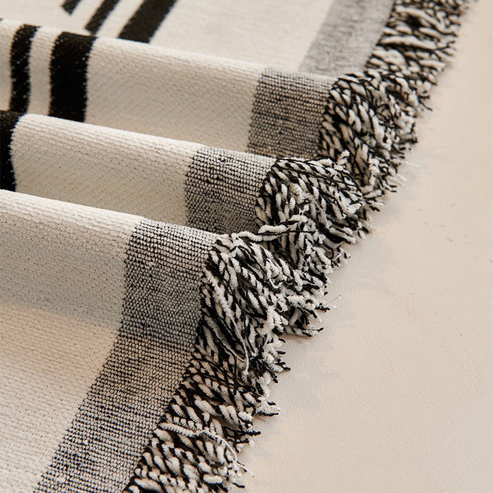 Monochrome Tribal Sofa Cover