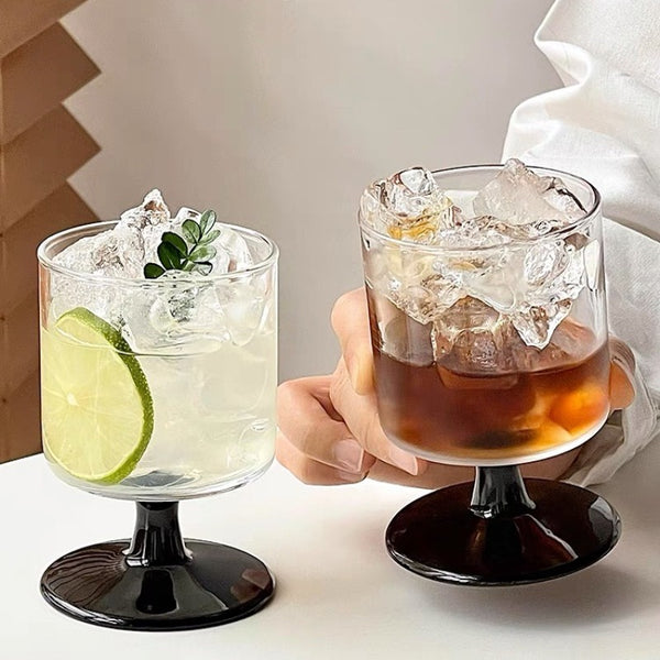 Stockholm Black Wine Glass Set