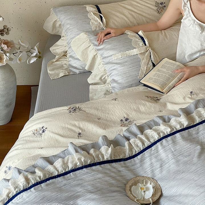 Bluebell Bow Bedding Set