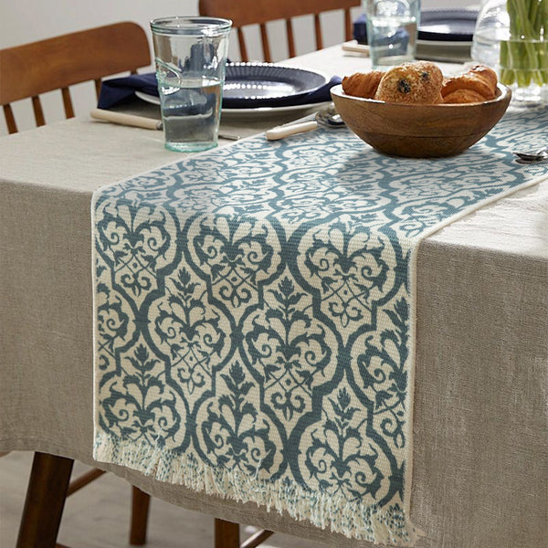 Countryside Blue Table Runner