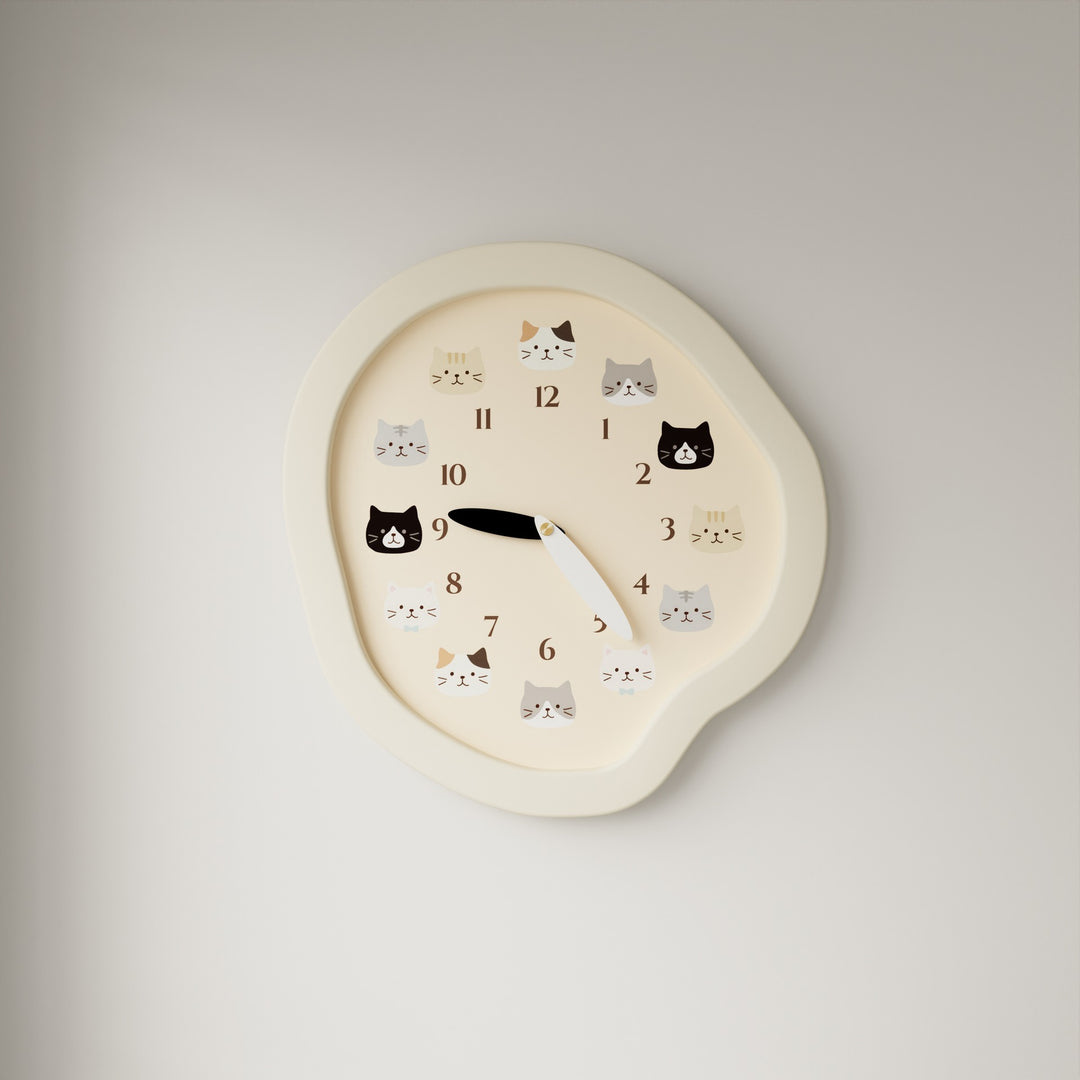 Purr Pulse Wall Clock