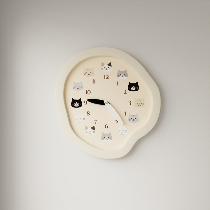 Purr Pulse Wall Clock