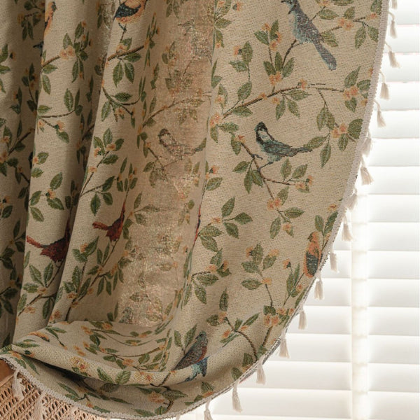 Singing Bird Tassel Curtain