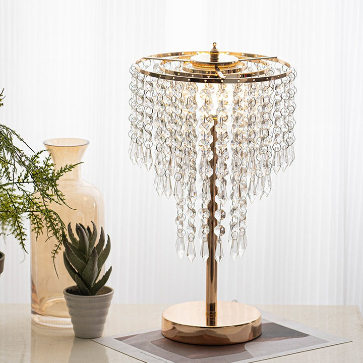 Raindrop Crystal Table Lamp