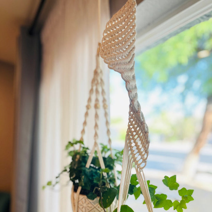 Macrame Crochet Plant Holder