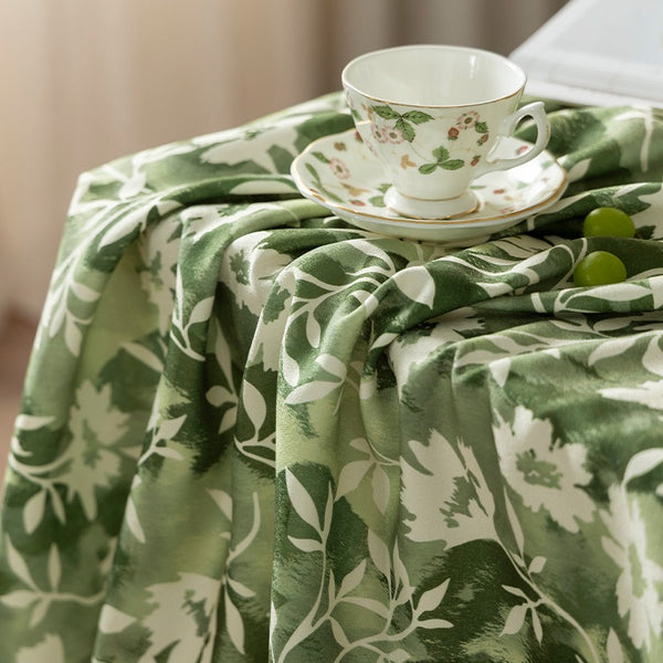 Green Leave Table Cloth
