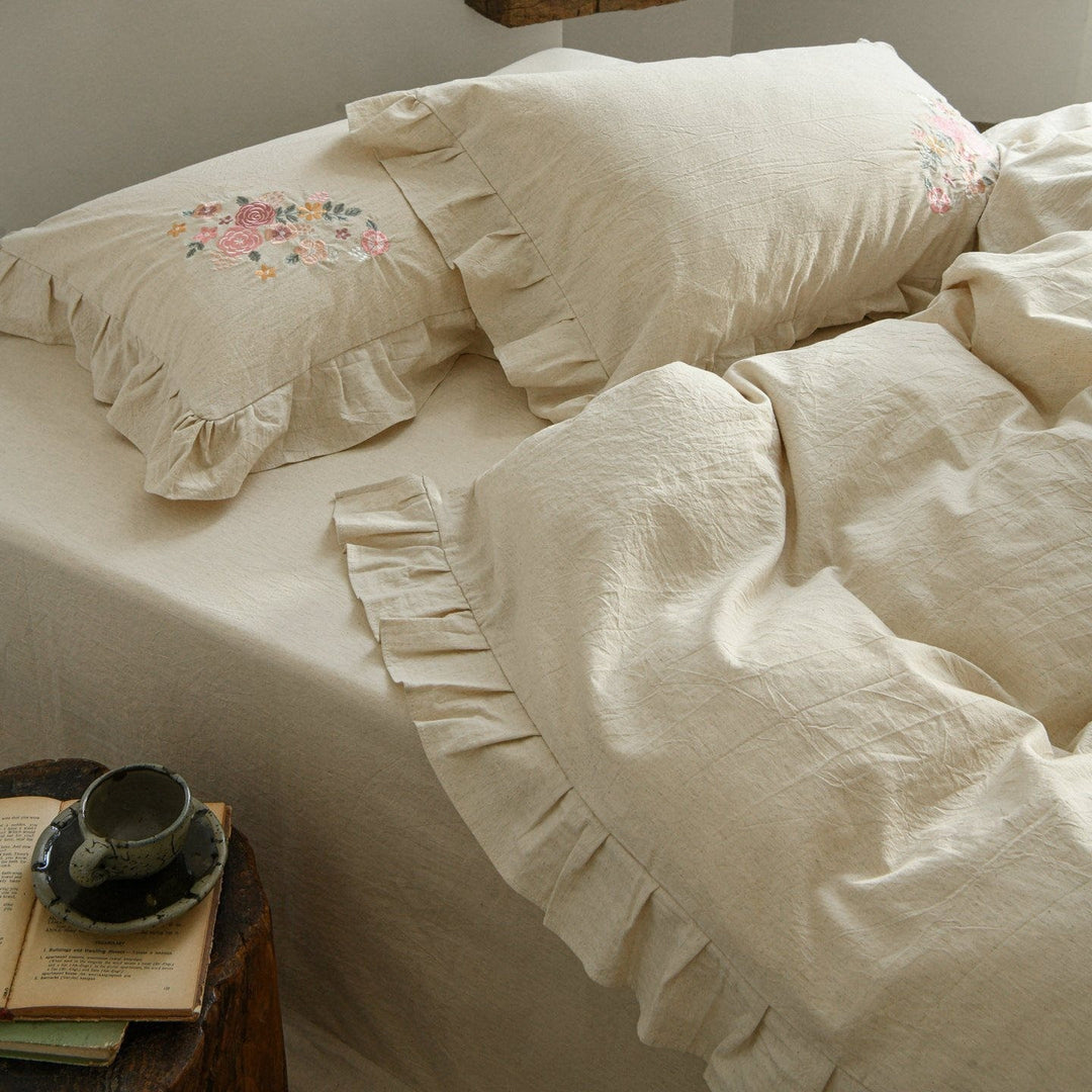 Prairie Rose Ruffle Bedding Set