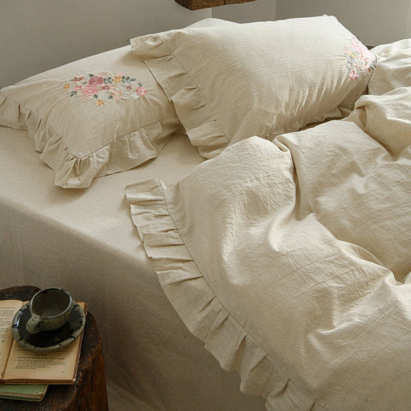 Prairie Rose Ruffle Bedding Set