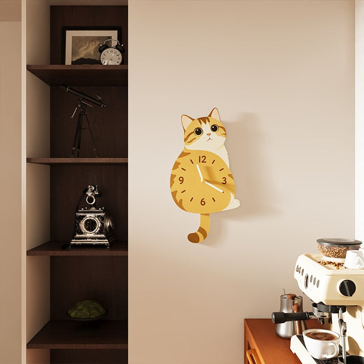 Wagging Tail Wall Clock