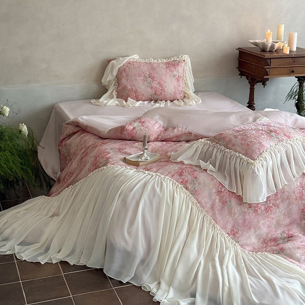 Rose Ruffled Vibe Bedding Set
