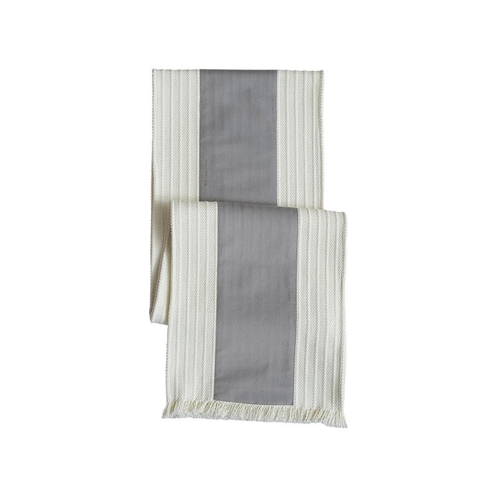 Ribbed Cotton Tassel Runner