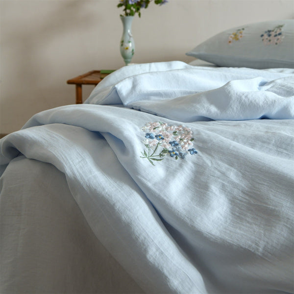 Cottage Wildflower Summer Quilted Blanket