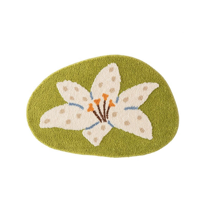 Fluffy Lily Garden Mat
