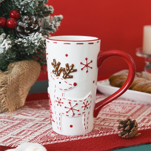 Santa & Reindeer Mug