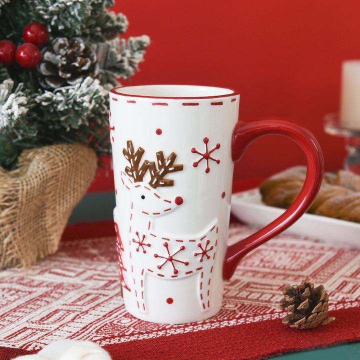 Santa & Reindeer Mug