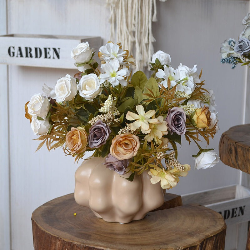 Countryside Rose and Wildflower Bouquet