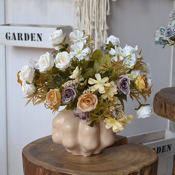 Countryside Rose and Wildflower Bouquet
