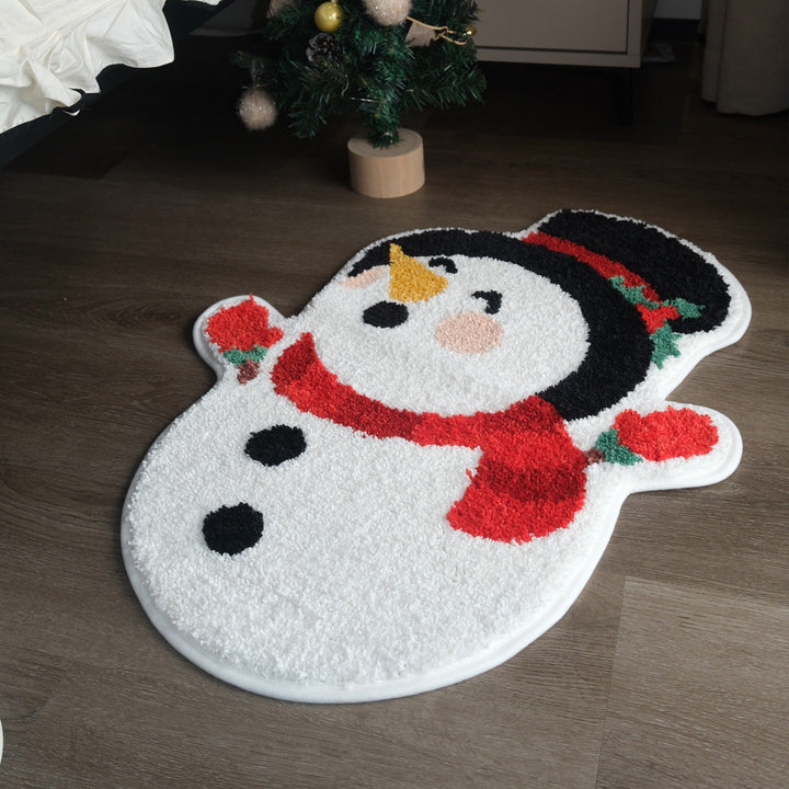 Happy Snowman Rug