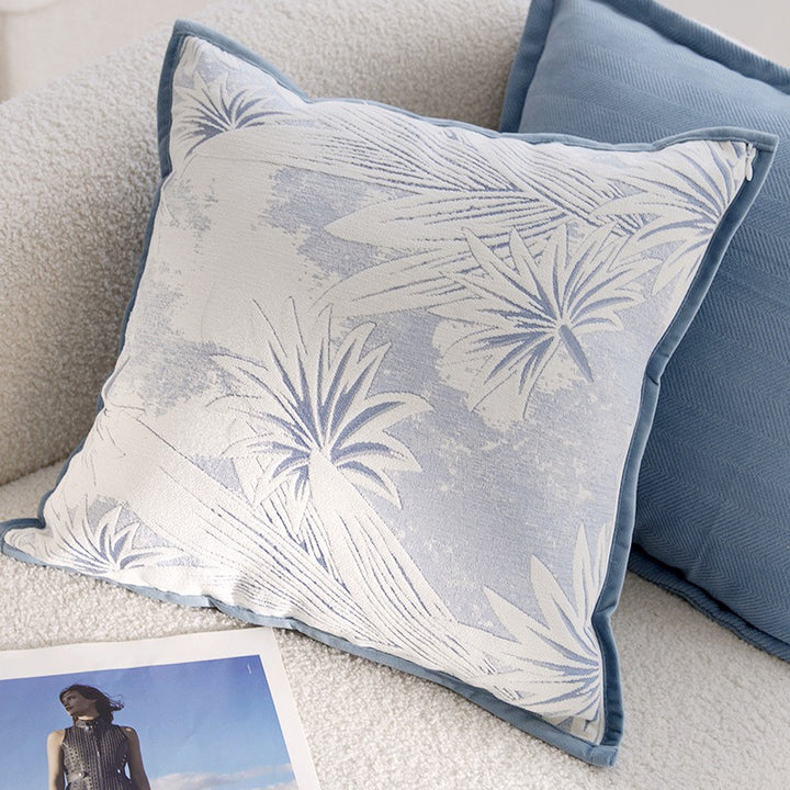 Blue Floral Cushoin