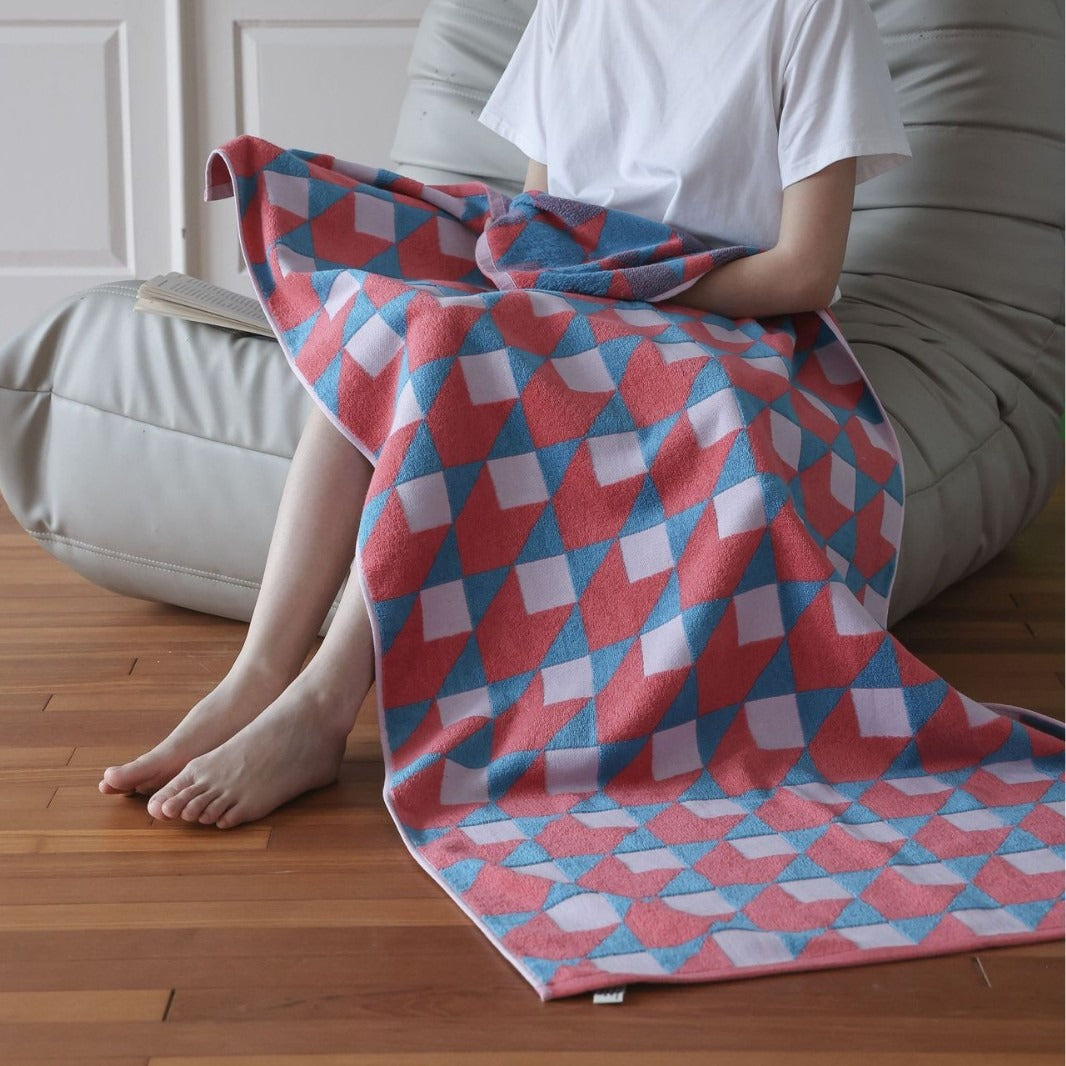 Colourful Geometry Towel Set Collection