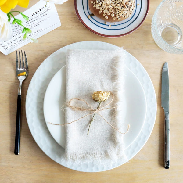 Tassel Cotton & Linen Napkin Set