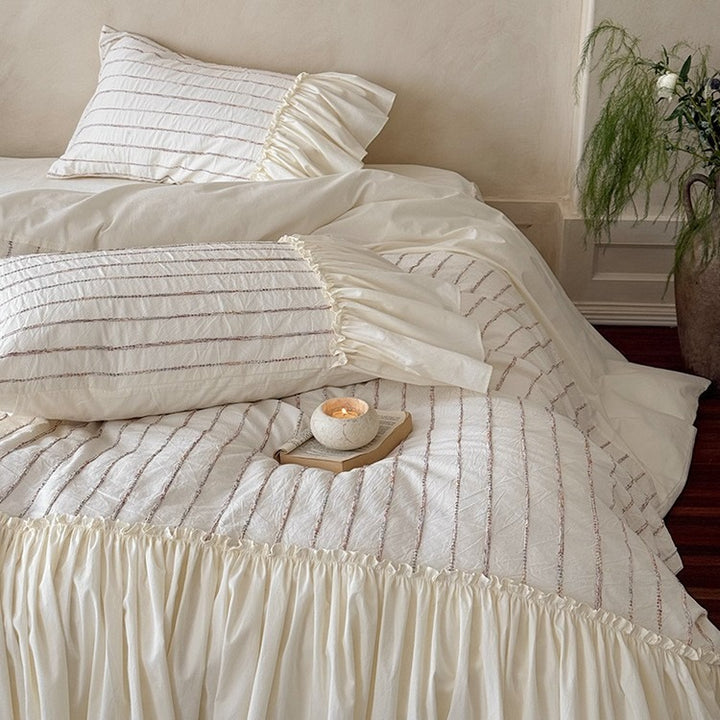 Morning Breeze Striped Bedding Set