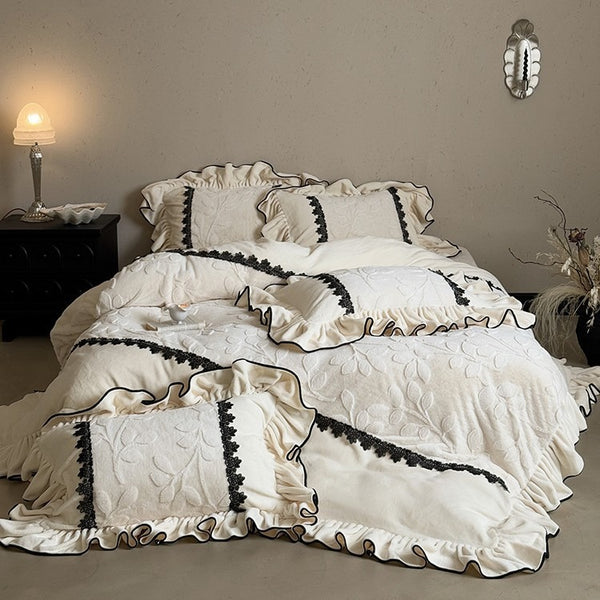 Houndstooth Warm Bedding Set