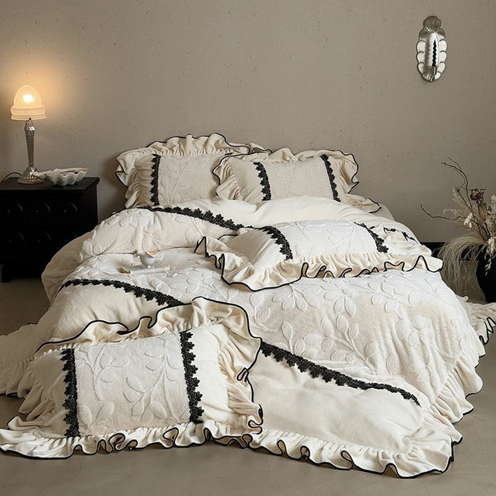 Houndstooth Warm Bedding Set