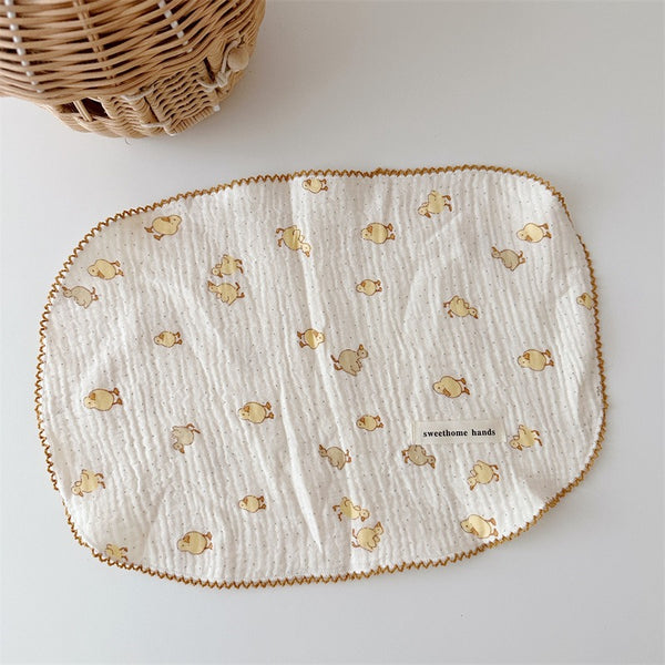 Storybook Zoo Burp Cloth Set
