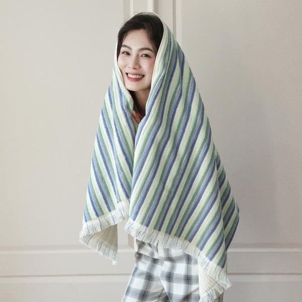 Rain & Rainbow Tassel Towel Collection