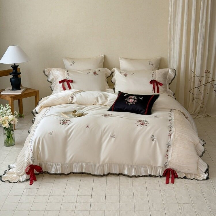 Chateau Rouge Rose Bedding Set