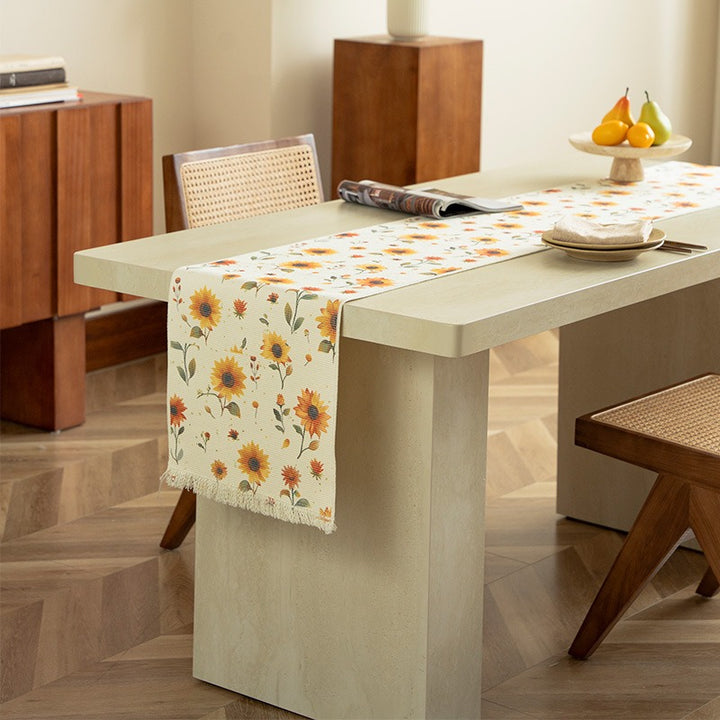 Sunny Sunflower Table Runner