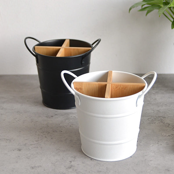 Minimalist Cutlery Storage Bucket