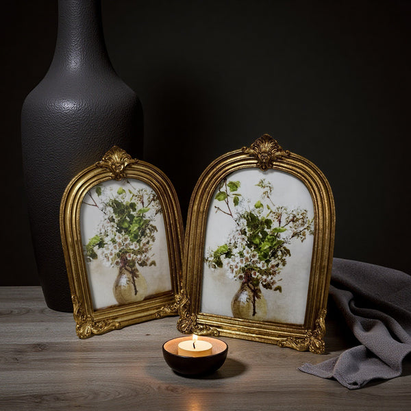 Golden Arch Ornate Frame Set