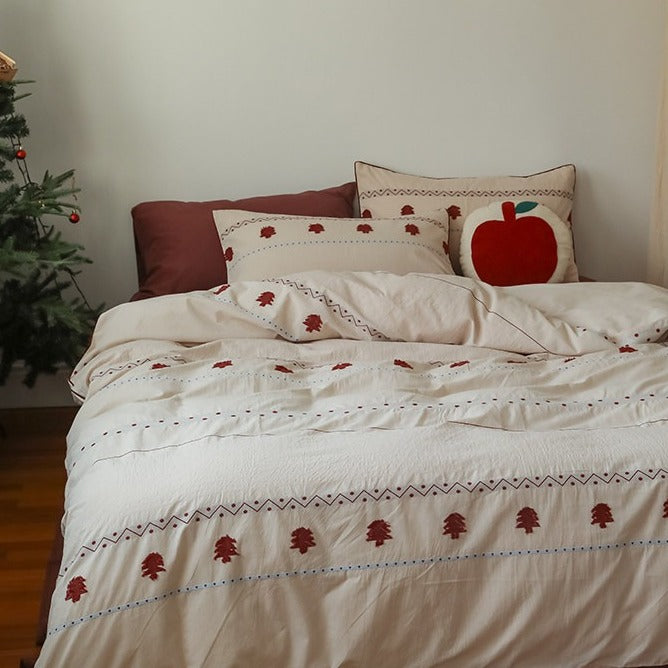 Retro Forest Bedding Set