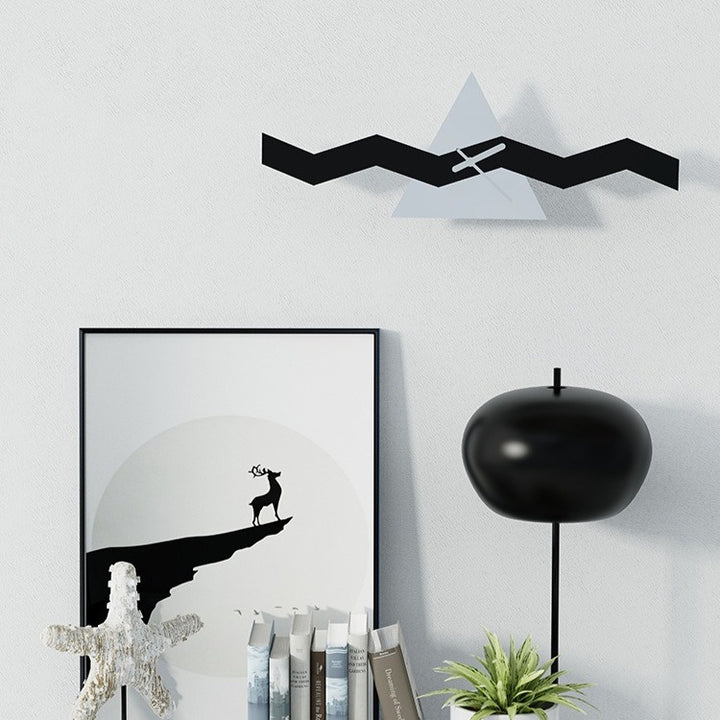 Deconstructed Zigzag Wall Clock
