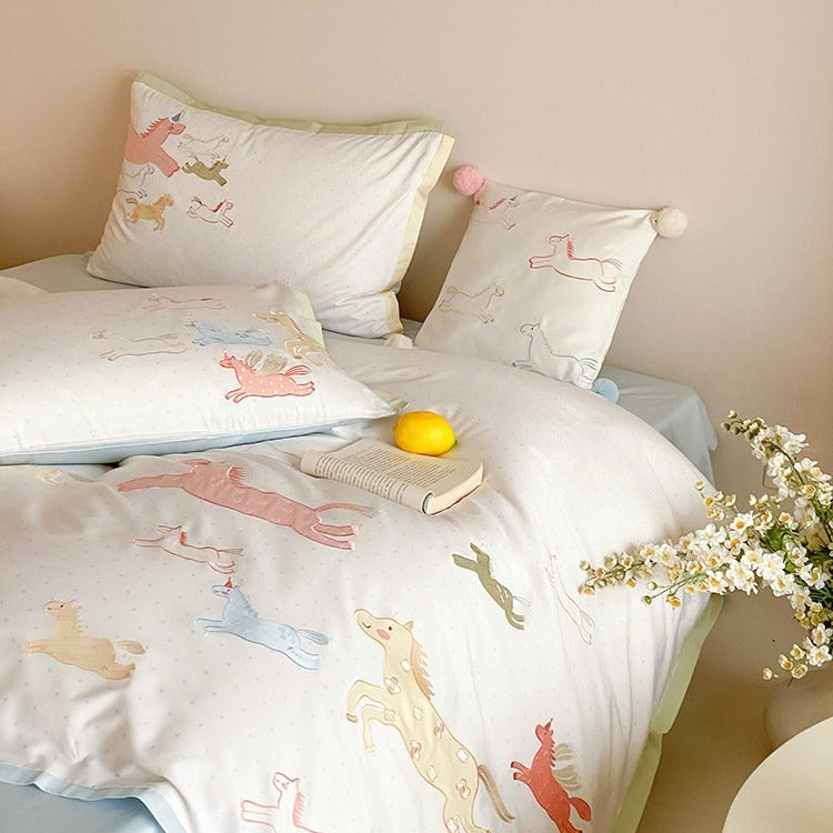 Pastel Pony Parade Bedding Set