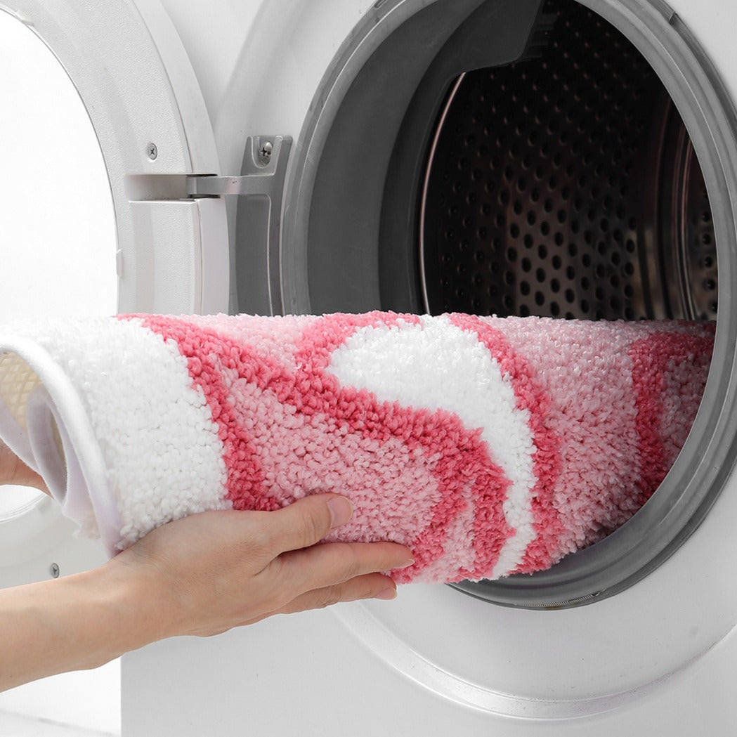 Ribbon Bow Bath Mat