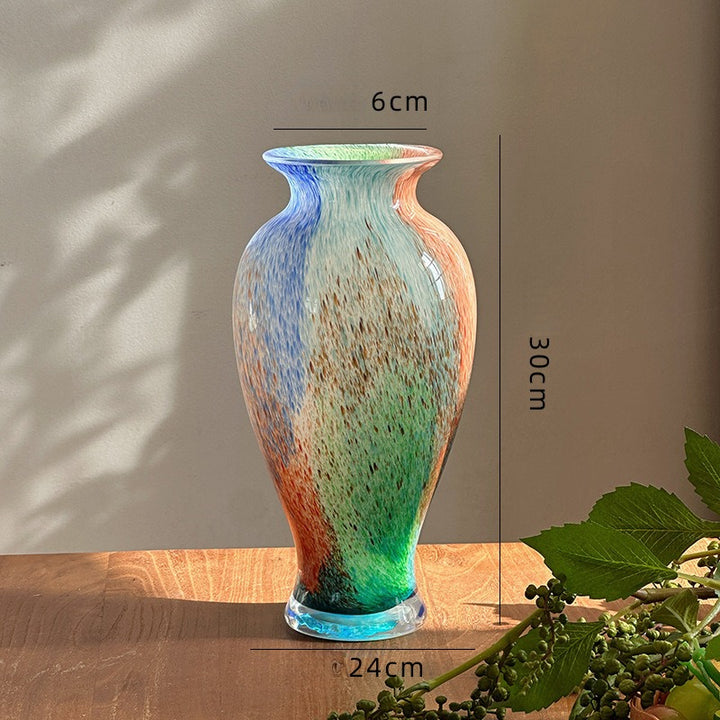 Rainbow Dream Glass Vase