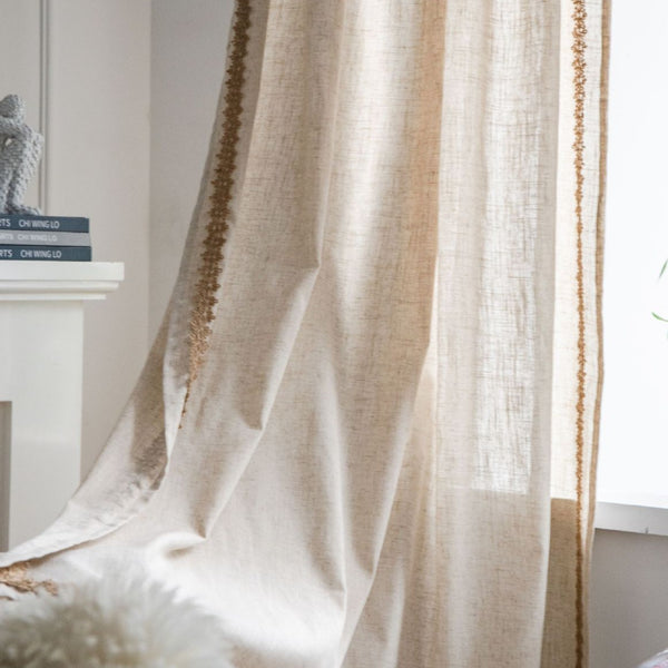 Nature Linen Beige Curtain