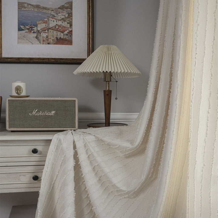 Textured Fringe Curtain