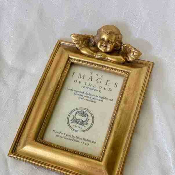 Regal Cherub Photo Frame