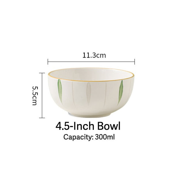 Spring Leaves Dinnerware Set