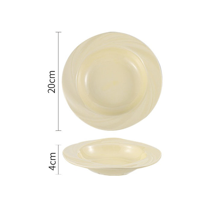 Floral Rose Plate Set