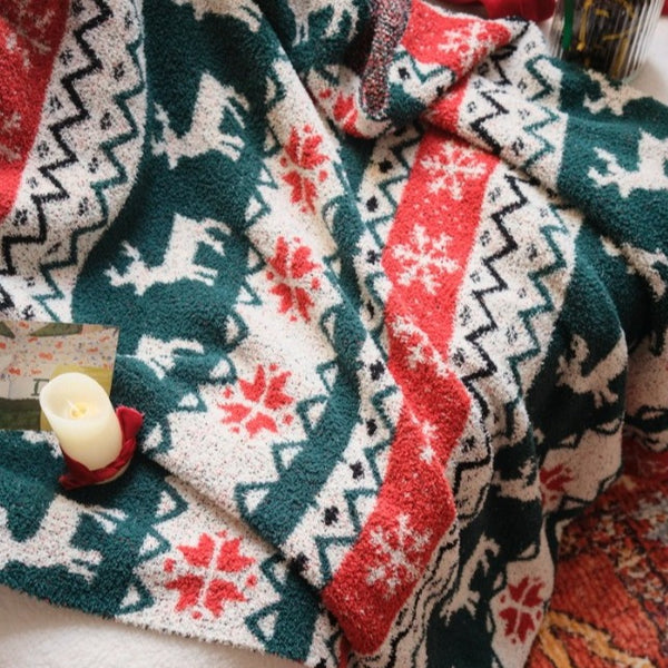 Warm Christmas Night Blanket